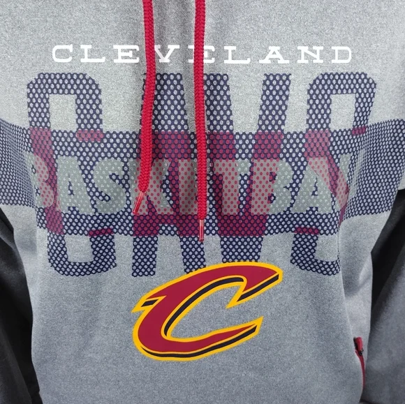 Cleveland Cavilers NBA Hoodie Team Pull Over Size Med - Picture 3 of 16